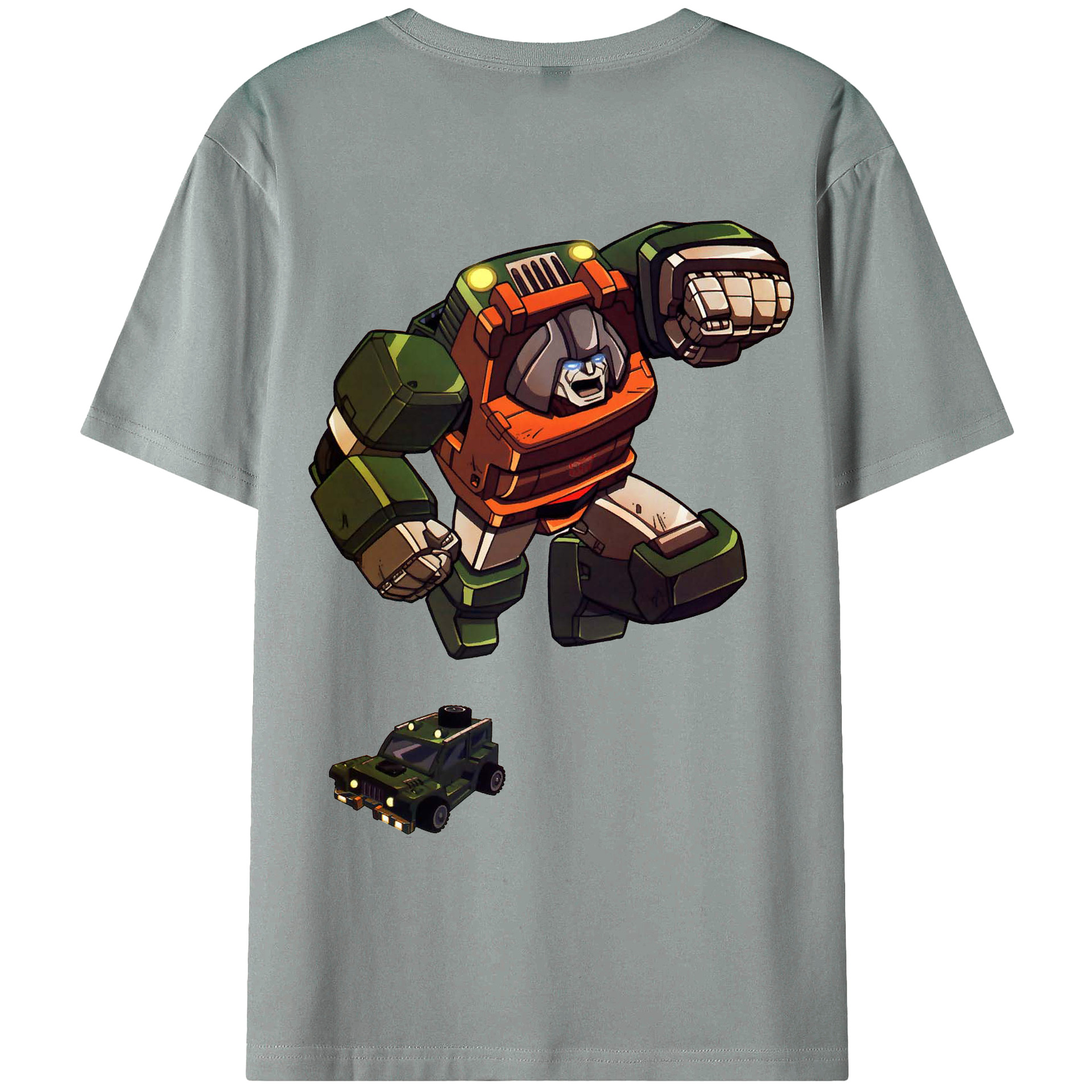 （画像用）  綿100％ メンズ半袖Tシャツ（バックプリント） 通気性